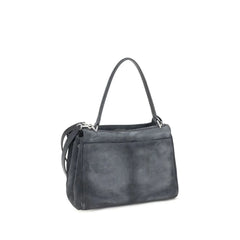 Balenciaga Gray Calf Leather Bos Taurus Shoulder Bag