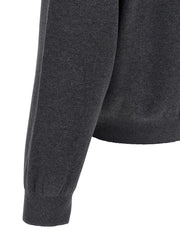 Balenciaga Gray Cotton Cardigan - L
