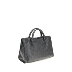 Balenciaga Gray Lamb Ovis Aries Aries Shoulder Bag