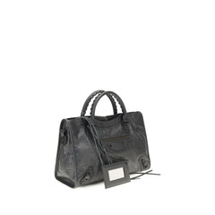 Balenciaga Gray Lamb Ovis Aries Aries Shoulder Bag