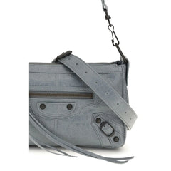 Balenciaga Gray Lamb Ovis Aries Aries Shoulder Bag