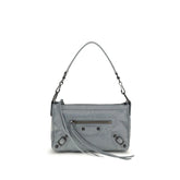 Balenciaga Gray Lamb Ovis Aries Aries Shoulder Bag