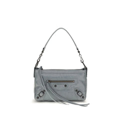 Balenciaga Graue Schultertasche aus Lammfell Aries