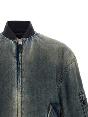 Balenciaga Gray Polyester Bomber - M