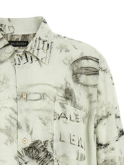 Balenciaga Gray Viscose Blouse - IT52 | XL
