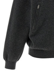Balenciaga Gray Wool Cardigan