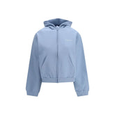 Balenciaga Light Blue Cotton Sweatshirt