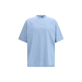 Balenciaga Light Blue Cotton T-Shirt - L