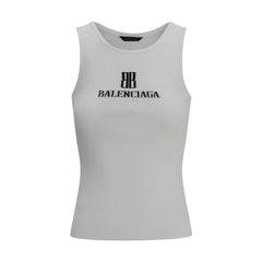 Balenciaga Logoed Top - Tank Tops