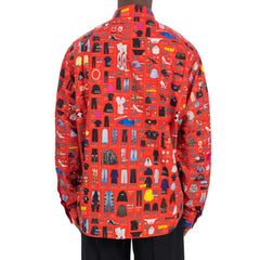 Balenciaga Multicolor Cotton Pattern Shirt - 39