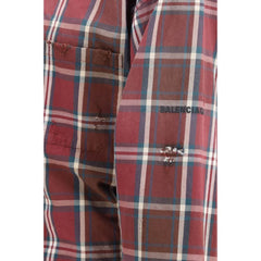 Camisa Estampada Poliéster Multicor Balenciaga