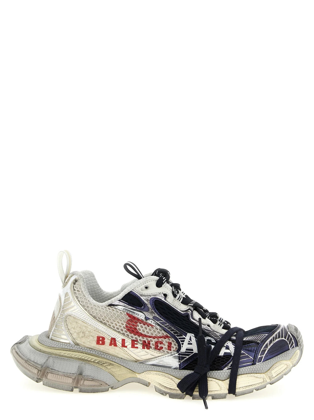 Balenciaga Multicolor Polyethylene Athletic Sneakers - EU 42 | US 9
