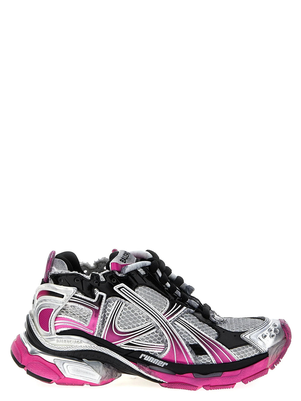Balenciaga Multicolor Polyethylene Athletic Sneakers - EU36/US6