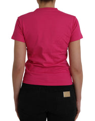 Balenciaga Pink Cotton Crew Neck Short Sleeves Tee T-shirt - T-Shirts