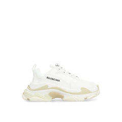 Balenciaga White Calfskin Chunky Sneakers - EU40/US10