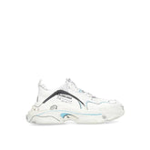 Balenciaga White Calfskin Chunky Sneakers - EU44/US11