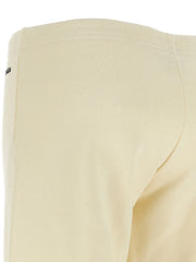 Balenciaga White Cotton Flared Pants - S