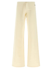 Balenciaga White Cotton Flared Pants - S