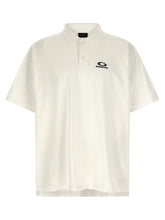 Balenciaga White Cotton Polo Shirt