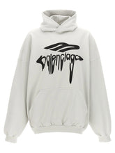 Balenciaga White Cotton Sweatshirt
