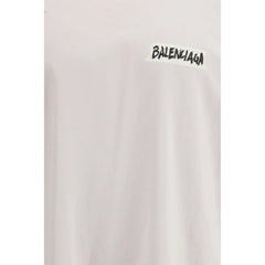Balenciaga White Cotton T-Shirt