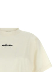 Balenciaga White Cotton T-Shirt - M