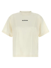 Balenciaga White Cotton T-Shirt - M