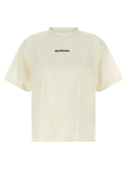 Balenciaga White Cotton T-Shirt - M
