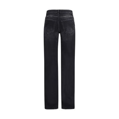 Balenciaga Wide-leg Cotton Jeans