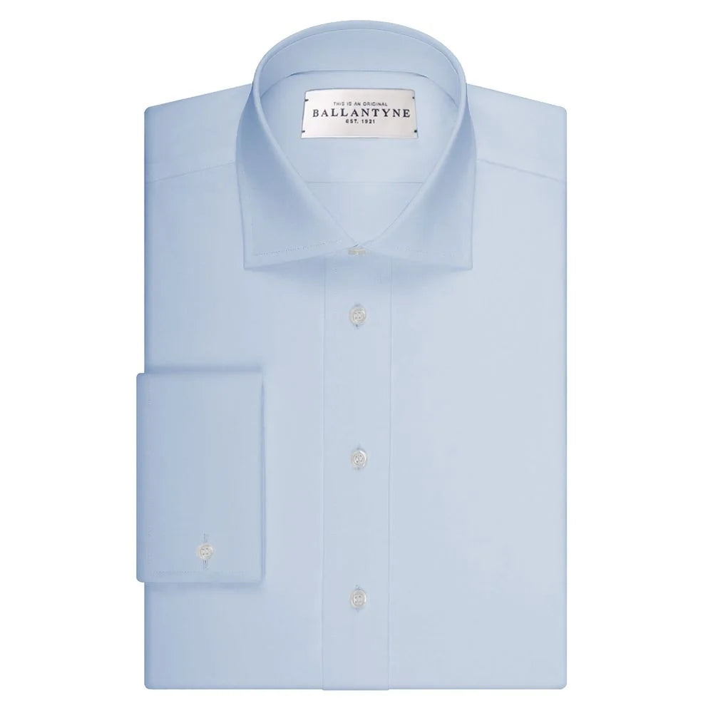 Ballantyne Blue Cotton Men Shirt - Shirts