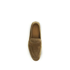 Bally Beige Kalveskinds Slip-On Loafers