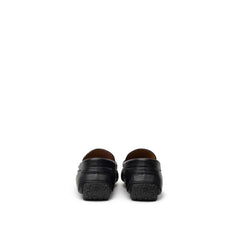 Bally Black Leather Moccassin - 7 - Flats