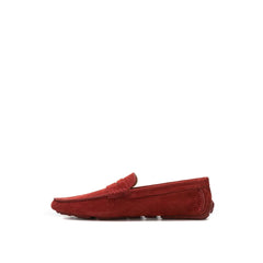 Bally Bordeaux Leather Moccassin - EU42/US9 - Flats