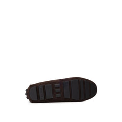 Bally Brown Leather Moccassin - Flats