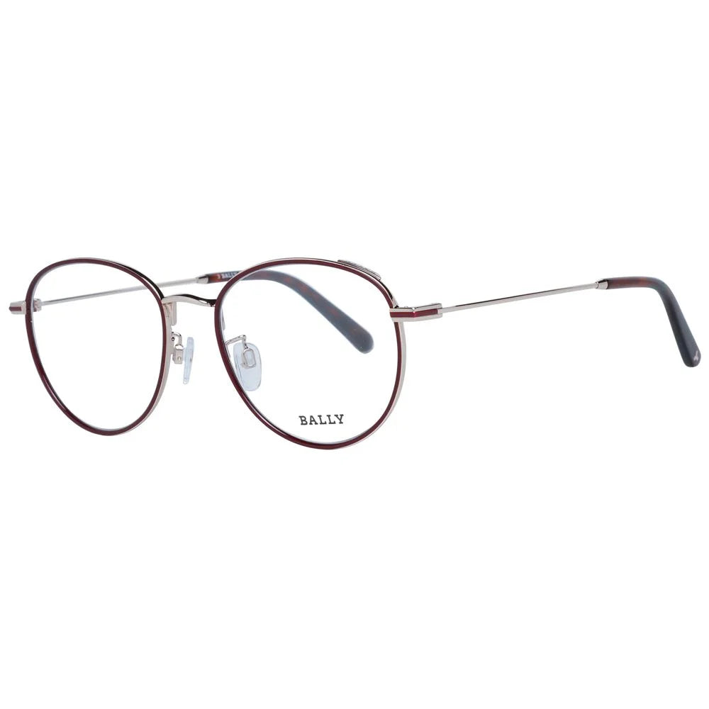 Bally Burgundy Unisex Glasses Frame - Eyeglasses