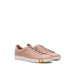 Bally Elegant Pink Cotton Leather Sneakers - Sneakers