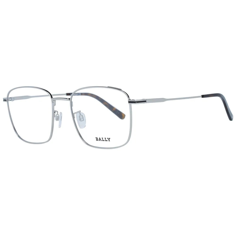 Bally Silver Men Glasses Frame - Eyeglasses