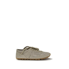 Balmain Beige Cotton Athletic Sneakers - Sneakers