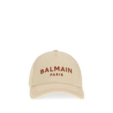 Balmain Beige Cotton Cap (Baseball Hat) - UNI