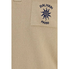 Balmain Béžové polo tričko z bavlny