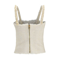 Balmain Beige Polyester Blouse