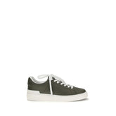 Baskets basses Balmain bicolor en cuir de veau Bos Taurus