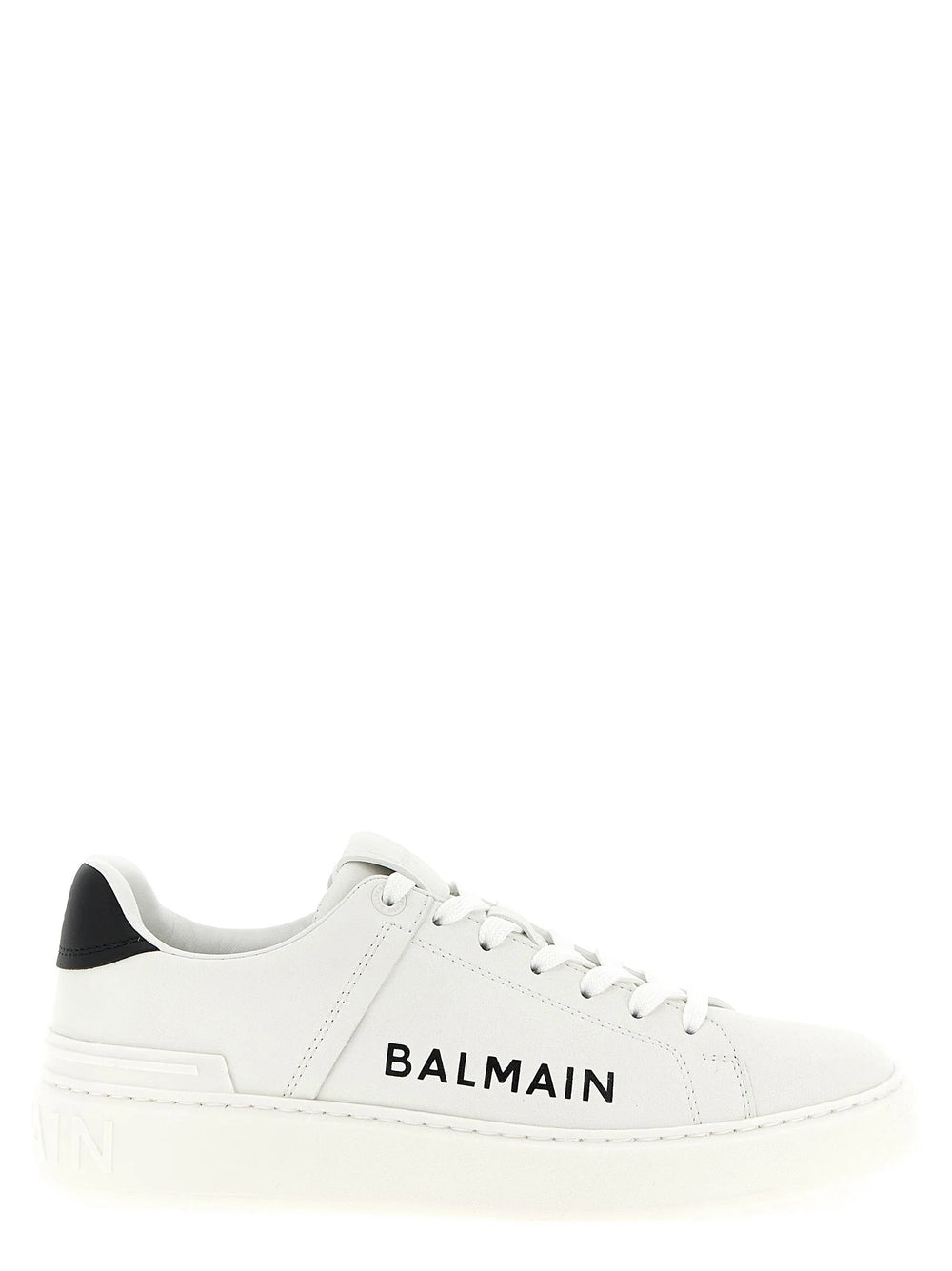 Balmain Bicolor Calfskin Low Top Sneakers