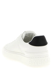 Balmain Bicolor Calfskin Low Top Sneakers