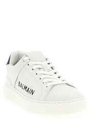 Balmain Bicolor Calfskin Low Top Sneakers