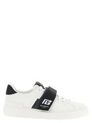 Balmain Bicolor Calfskin Low Top Sneakers