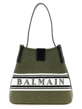 Balmain Bicolor Cotton Handbag