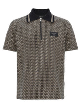 Polo en coton bicolore Balmain
