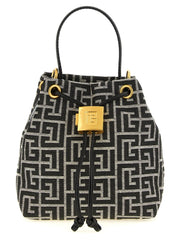Balmain Bicolor Polyester Handbag