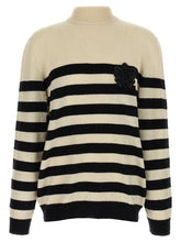 Balmain Bicolor Wool Cardigan